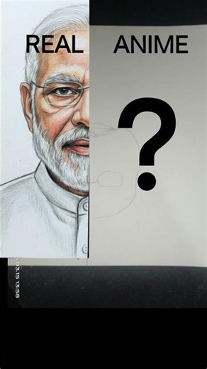 Modi Ji as an Anime Hero? 😱🔥 #shorts #art #modi