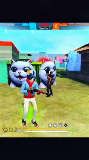 my friend do1vs 4 first time 🤡🤡🤣🤣😅#freefire #foryou #headshot