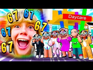 DAYCARE 67 6 7 SIX SEVEN CRAZY SUB TEACHER KID! | Roblox | Brookhaven 🏡RP