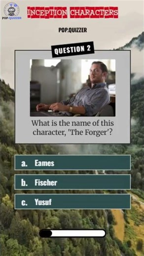 Inception Movie Quiz #quiz #popquizzer