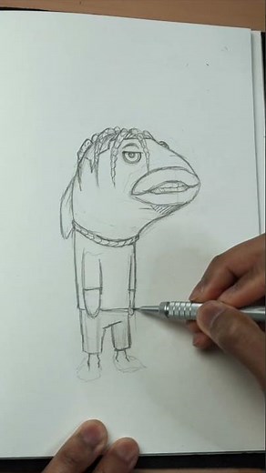[ASMR] Drawing Travis Scott As a Fish