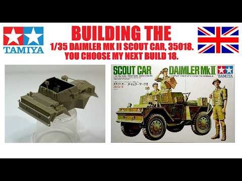BUILDING THE VINTAGE TAMIYA 1/35 DAIMLER MK II SCOUT CAR, 35015. PART 1; BODY AND INTERIOR.