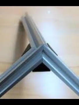 How to make three 3 way corner miter joint of round tube pipes Double miter corner joint