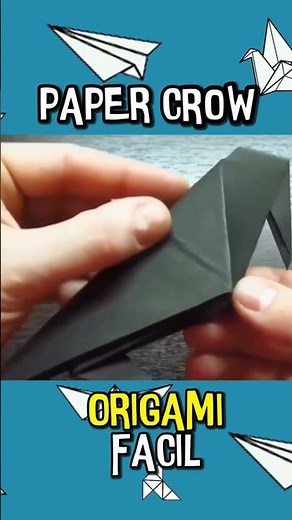 Origami Crow in 1 Minute – Easy and Cool!