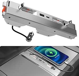 USB Hub Docking Station for Tesla Model 3 2024 Central Control Organizer (for Model 3 2024)