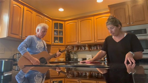 The best part of a family “band”… You can jam while you wait for the coffee cake to bake 😂😂 | Azalea Drive