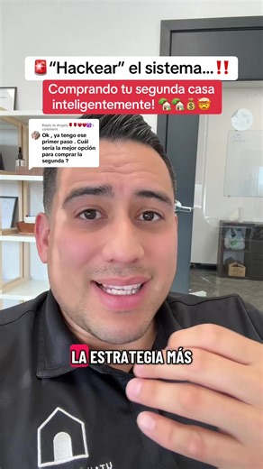 Replying to @Angely🌹🌹♥️♥️♋️ así lo hace la mayoría al comprar su segunda casa inteligentemente