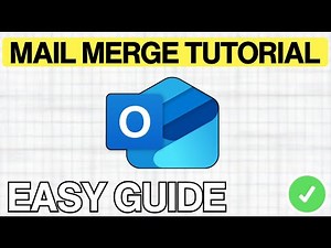 How To Mail Merge in Outlook (TUTORIAL) 2026