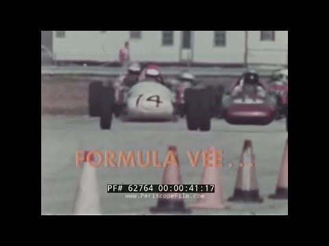 FORMULA VEE CLASS AUTO RACING 1970s PROMOTIONAL FILM 62764