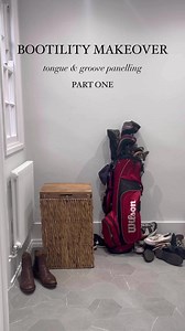 40K views · 186 reactions | BOOTILITY MAKEOVER PART ONE - Tongue & Groove Wall Panelling Tutorial  #wallpanelling #easypanelling #beginnerdiy #panellingtutorial #easydiy #home Reno | Casa Lawson | Facebook