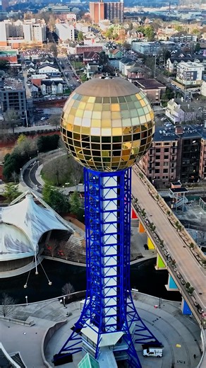 Exploring Knoxville's Sunsphere: A Drone Perspective