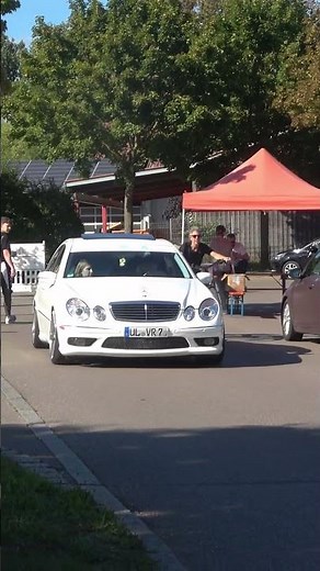 🔥 AMG E55 W211 – Klassiker beim Tuning-Treffen! #carspotting #ulm