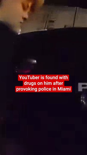 This is the moment prankster Jack Doherty was arrested on drug-related charges, having reportedly provoked police in Miami, Florida | The Independent