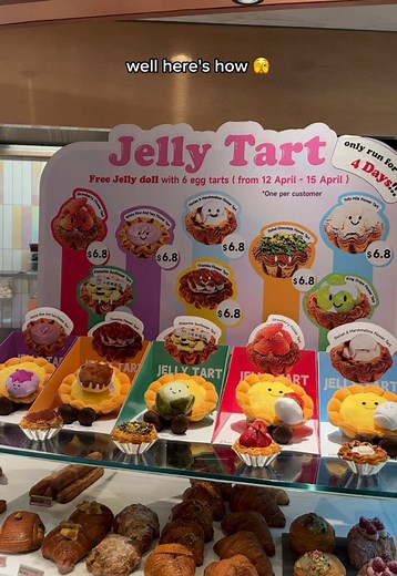 Sweet Lu’s Egg Tart Deal with Free Jelly Plushie!