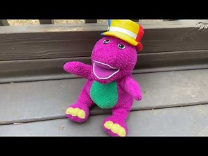 2001 Silly Hats Barney Doll