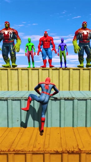 GTA 5 Epic Water Ragdolls Spiderman Jump/Fails Ep 157 #shorts