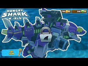 New MECHA Godzilla Shark Unlocked!!! - Hungry Shark World | HD