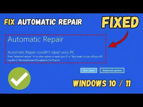 Stuck in Automatic Repair Loop? Fix Windows 10/11 Without Formatting!