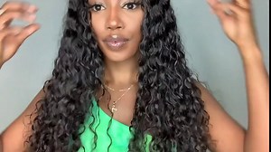 30-Inch Water-Wave-Lace-Front-Wigs Human-Hair-for-Black-Women HD-Transparent-Lace-Front-Wig 180%-Density-Brazilian-Water-Wave-Human-Hair-Wigs - Pre Plucked Natural Hairline Wigs