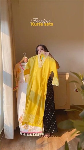 Festive Kurta sets haul #diwalioutfit #festivewear #kurtaset #shortsfeed
