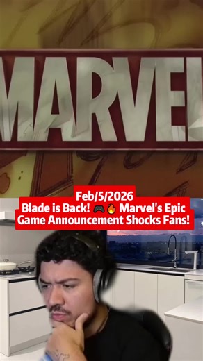 Blade is Back! 🎮🔥 Marvel's Epic Game Announcement Shocks Fans! #marvel #gaming #news #fouyou #fyp #usa #blade #reaction