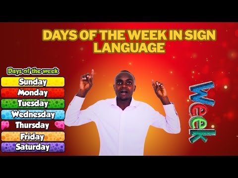 LEARN DAYS OF THE WEEK IN KENYAN SIGN LANGUAGE 🇰🇪✋ | Easy KSL Lesson