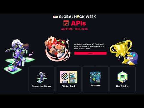 MLH Global Hack Week 2026 || Global Week APIs || Free Swags & Goodies || Earn MLH Swags || Apply Now