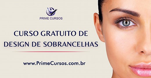 Curso de Design de Sobrancelhas Online Grátis | Prime Cursos