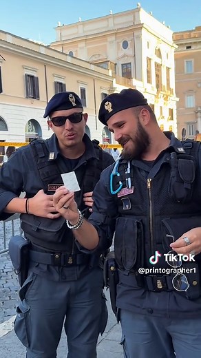 Capturing Moments with an Italian Carabiniere