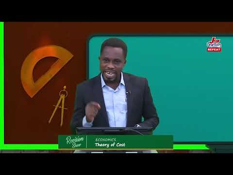 Economics - Theory Of Cost - Part 1 (18/08/2021)