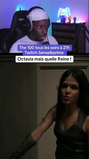 En live tous les soirs à 21h Twitch Senseikprime #the100 #octavia #clarke