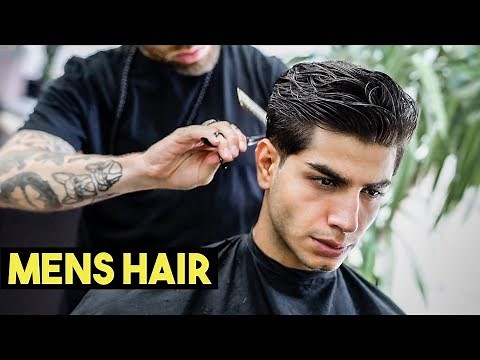 Mens Haircut: Modern Messy Pompadour | Casual Hairstyle | BluMaan 2018