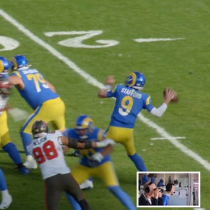 "Deep drop. Big throw... Cooper Kupp is all alone!" 🎙 | Radio Call of the Game: Stafford airs it out to Kupp for 6 | Los Angeles Rams