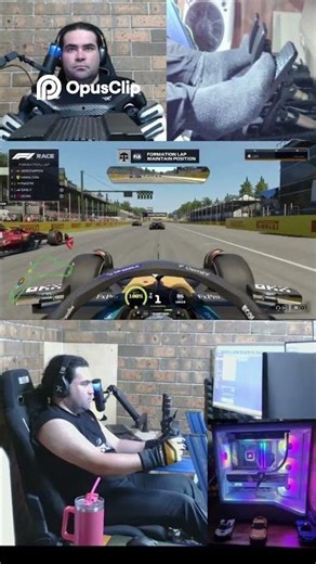 F1 Monza Race Start Formation Lap & First Lap Chaos!