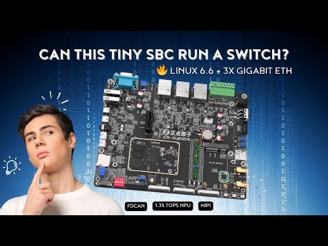 Can this MP257B Linux Board Work as a Gigabit Switch? #alientek #qt #iot #mp257