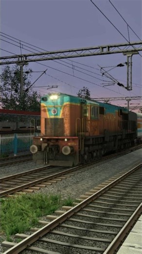 Epic Run: WDM3D with LHB Express Coaches #wdm3d #lhb #train #trainsimulator #shortsfeed #shorts