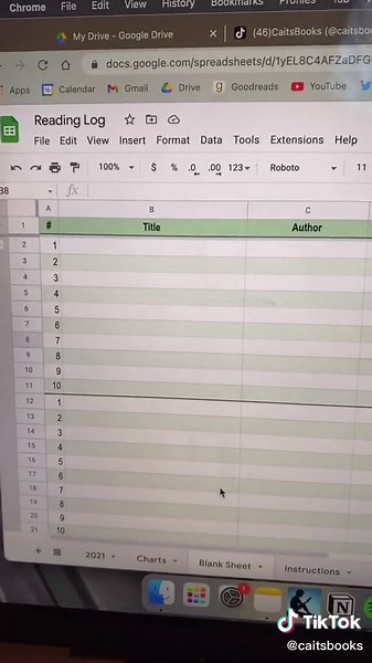 Google Sheets Tutorial for Book Lovers