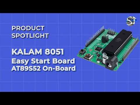 Product Spotlight: KALAM 8051 Easy Start Board On Board AT89S52
