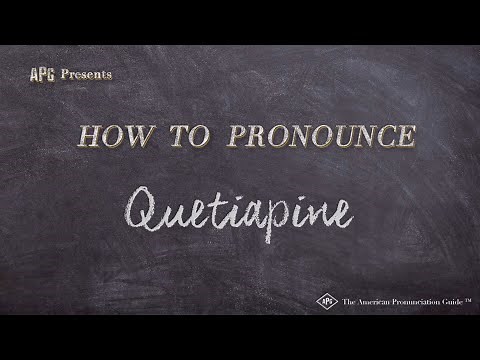 How to Pronounce Quetiapine (Real Life Examples!)