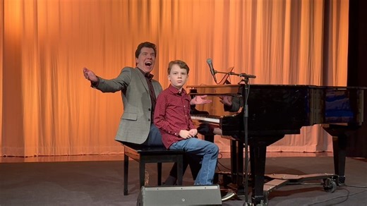 173K views · 6.1K reactions | Today's Song of the Day: Avery & Jason play It Was Almost Like A Song - a father & son duet at the Country Music Hall of Fame and Museum! Live from my performance at the Hall of Fame's beautiful Ford Theatre this week, 7-yr-old Avery & I play tribute to two Hall of Famers - Ronnie Milsap, and Avery's Great-Grandad Floyd Cramer - with this special piano duet. And how about those front row high fives at the end! So proud! ❤️ | Jason Coleman | Facebook