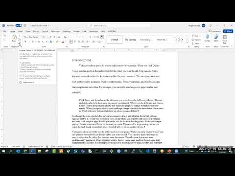 Word Crash Course Part 1 In Paragraph Formatting