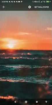 sea sunset live wallpaper - ocean water wallpaper