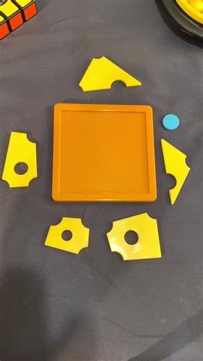 🧀 🧩 made me think 🤔. What would you have done first? #puzzlesolving #puzzles #6pieces #brainteasers #hanayamapuzzle #useyourbrain #outsidethebox