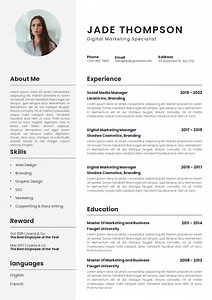 ATS - Modèle de CV convivial pour femmes professionnelles - Etsy France