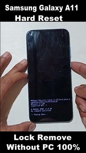 Samsung Galaxy A11 Hard Reset Without Password | Samsung A11 Hard Reset| How to A11 Forgot Password