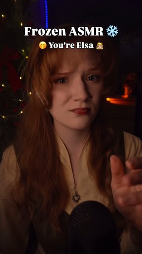 Hanna Bee 🐝 | ASMR reels💆😴 | ASMR inspired by Frozen❄️🥰 Happy Holidays, my lovely bees🫂 Merry Christmas to all who celebrate it today ♥️asmr Elsa Frozen Anna, Tapping... | Instagram