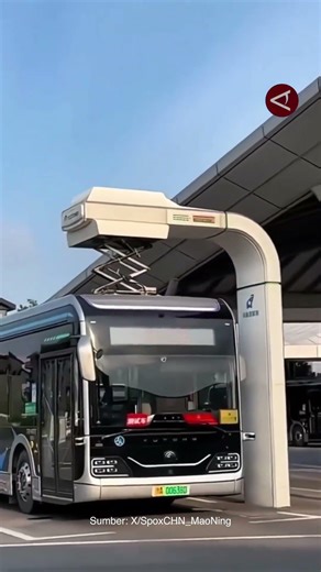 Canggih! Bus listrik China bisa isi daya hanya dalam hitungan menit