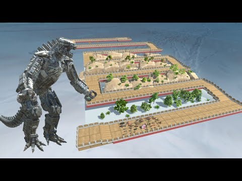 Mechagodzilla 2021 Hunting All unit ARBS - Animal Revolt Battle Simulator