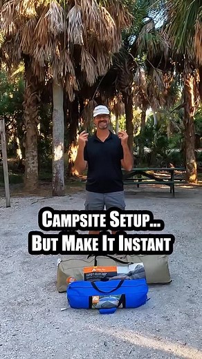 From “just pulled in” to “we live here now.” 😂⛺️🌴 One snap and our Fort De Soto campsite is ready for family memories! We had such a great time camping here and loved our beautiful, spacious campsite! If you want to see our full video of the park, check it out on our YouTube channel! ▶️ Have you ever camped at Fort De Soto? #FortDeSotoPark #FamilyTravel #FamilyCamping #CampgroundLife #FloridaCamping #TravelWithKids #OutdoorFamily #CampsiteGoals #gulfcoastcamping #CampsiteSetUp #CampingReel | A