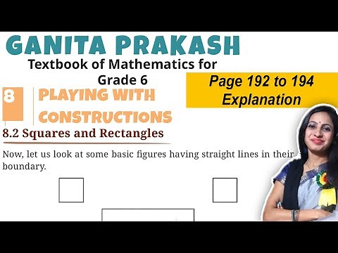 Class 6 Maths | Playing with constructions Chapter 8 Ganita Prakash | Page 192 to 194 Explanation